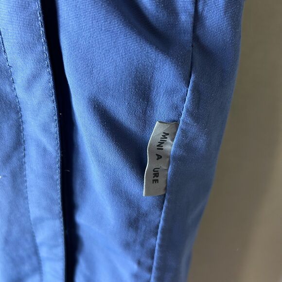 Mini A Ture Wisto Medium Blue Softshell Hooded Snowsuit Size 9 Months/74 cm - Picture 6 of 15